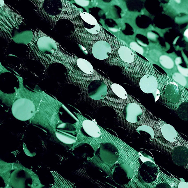 132 in Big Payette Sequin Round Tablecloth