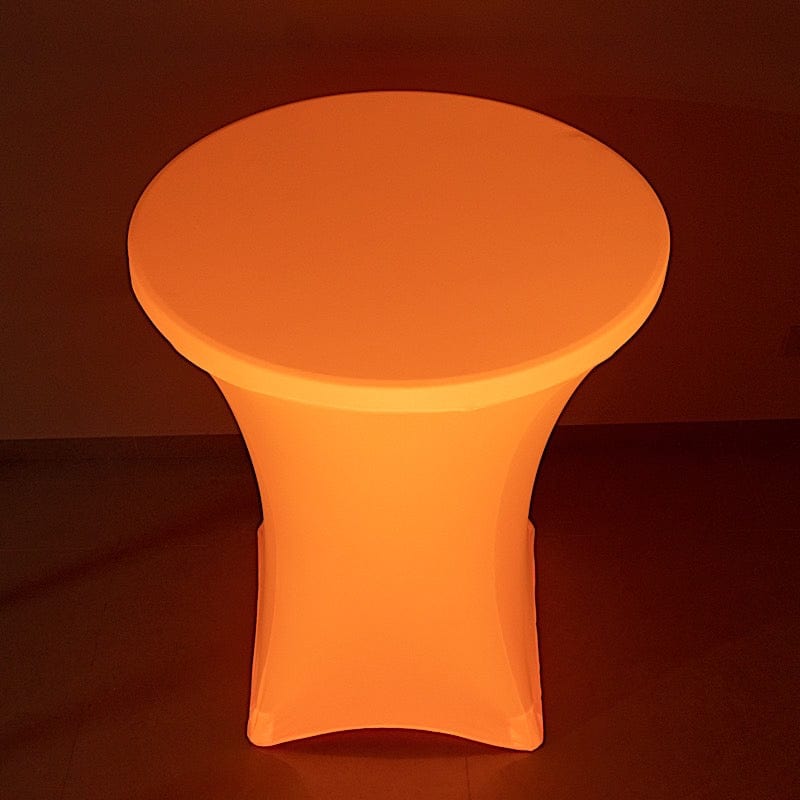 30 in Neon Round Cocktail Table Cover Spandex Tablecloth