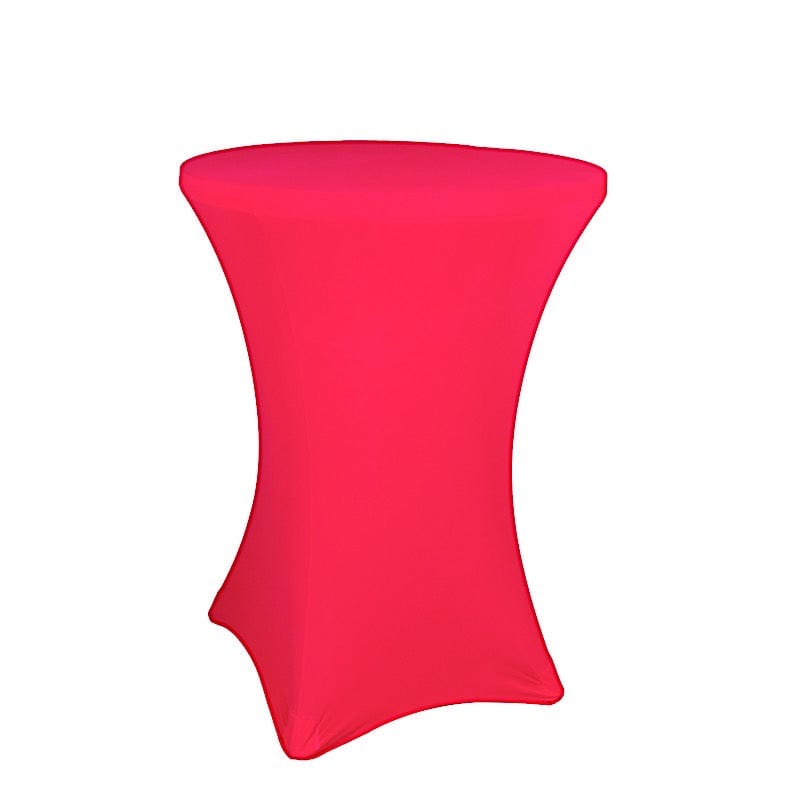 30 in Neon Round Cocktail Table Cover Spandex Tablecloth