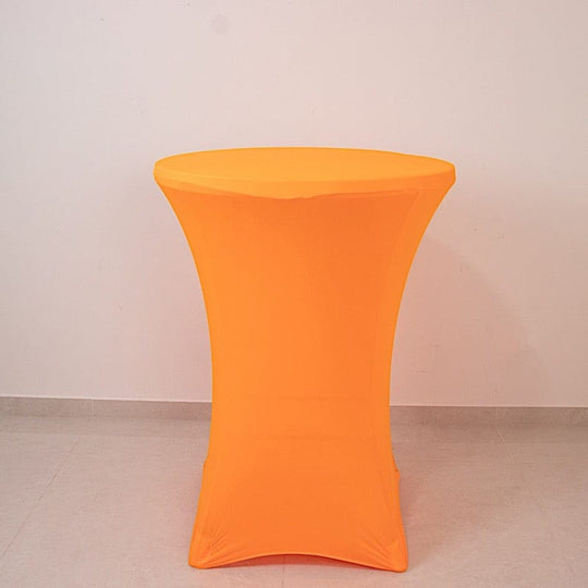 30 in Neon Round Cocktail Table Cover Spandex Tablecloth
