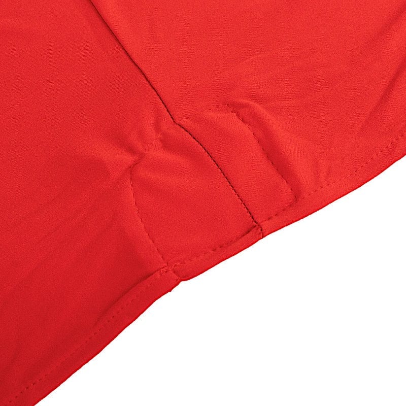 6 feet Stretch Spandex Fitted Round Tablecloth with Foot Pockets