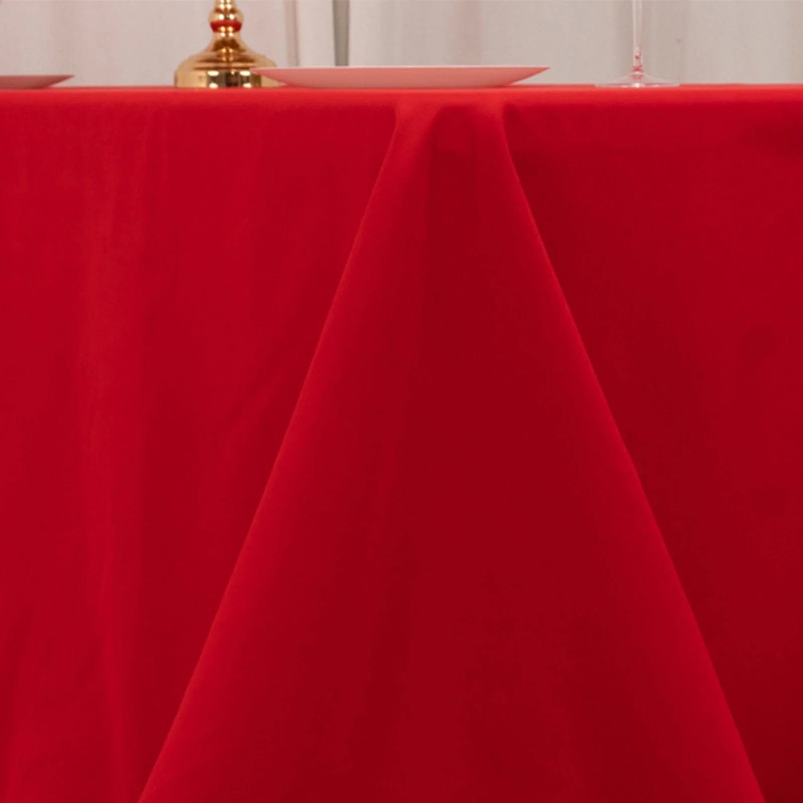 90 x 132 inch Cotton Blend Rectangular Tablecloth