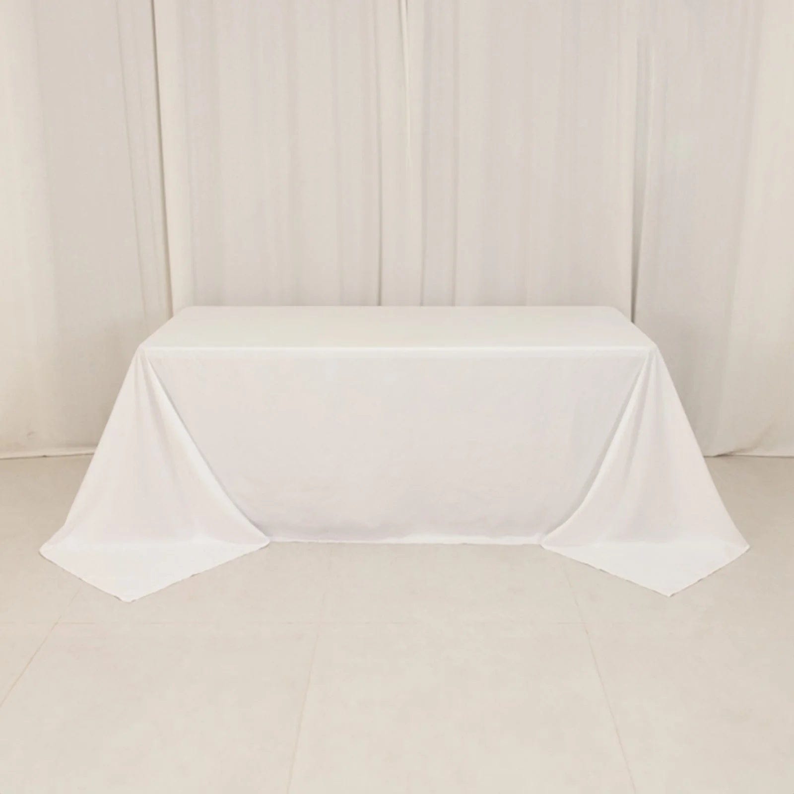 90 x 132 inch Cotton Blend Rectangular Tablecloth
