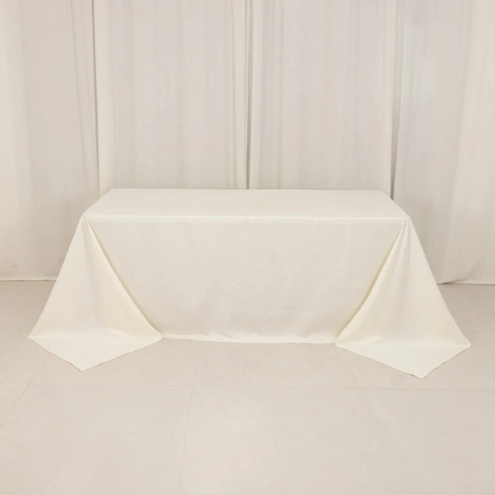 90 x 132 inch Cotton Blend Rectangular Tablecloth