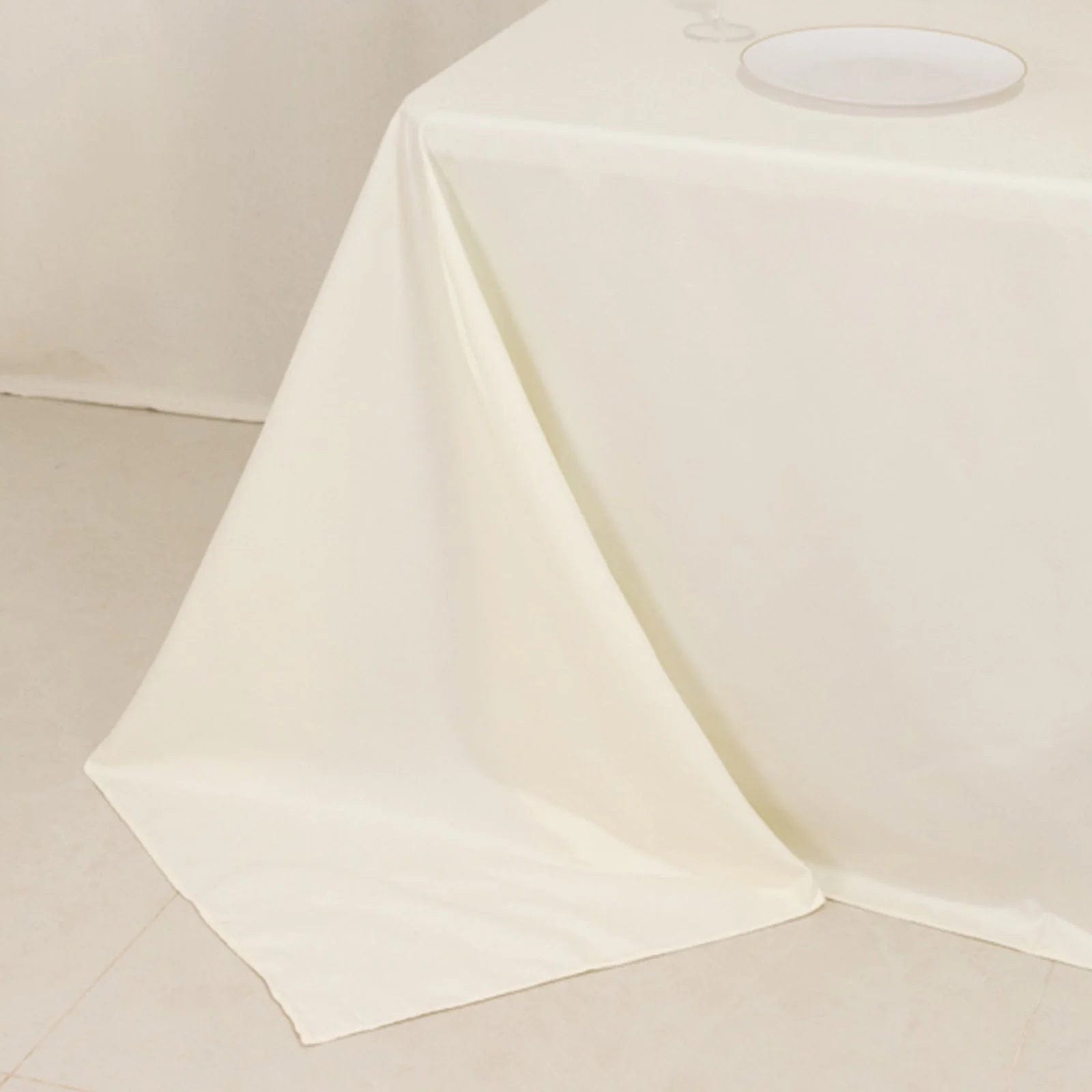 90 x 132 inch Cotton Blend Rectangular Tablecloth