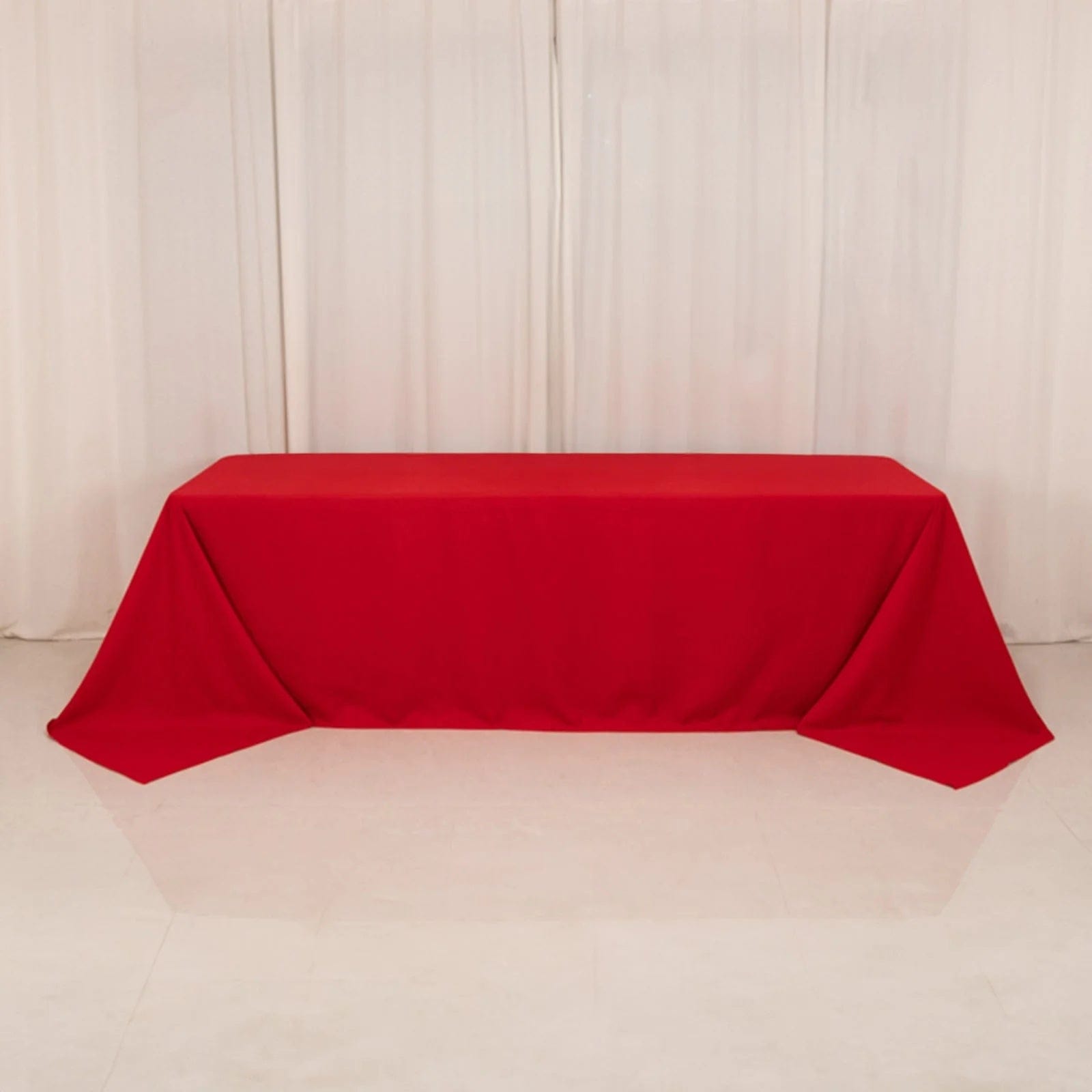90 x 156 inch Cotton Blend Rectangular Tablecloth