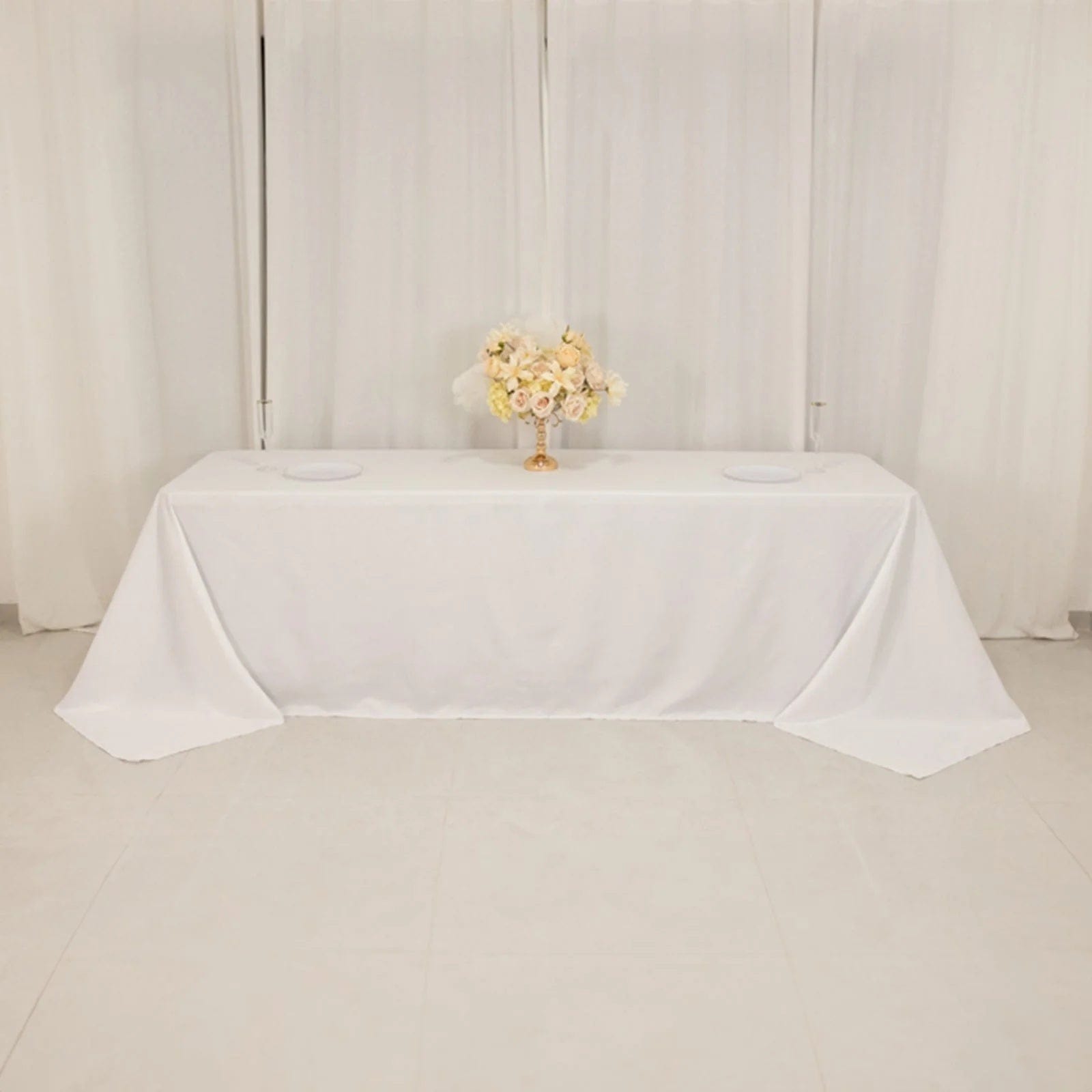 90 x 156 inch Cotton Blend Rectangular Tablecloth
