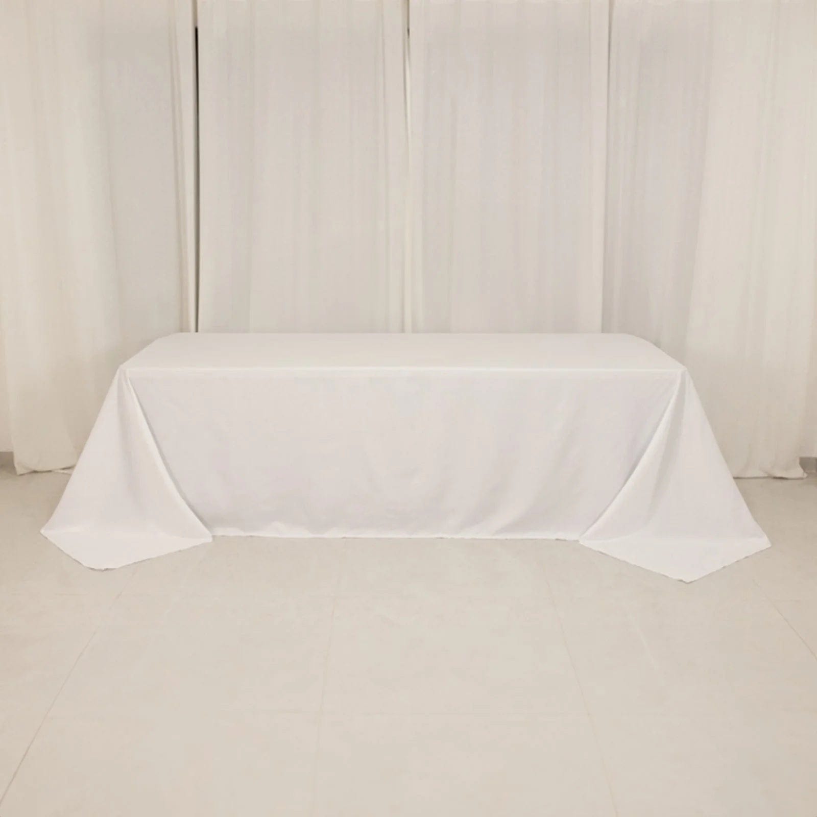90 x 156 inch Cotton Blend Rectangular Tablecloth