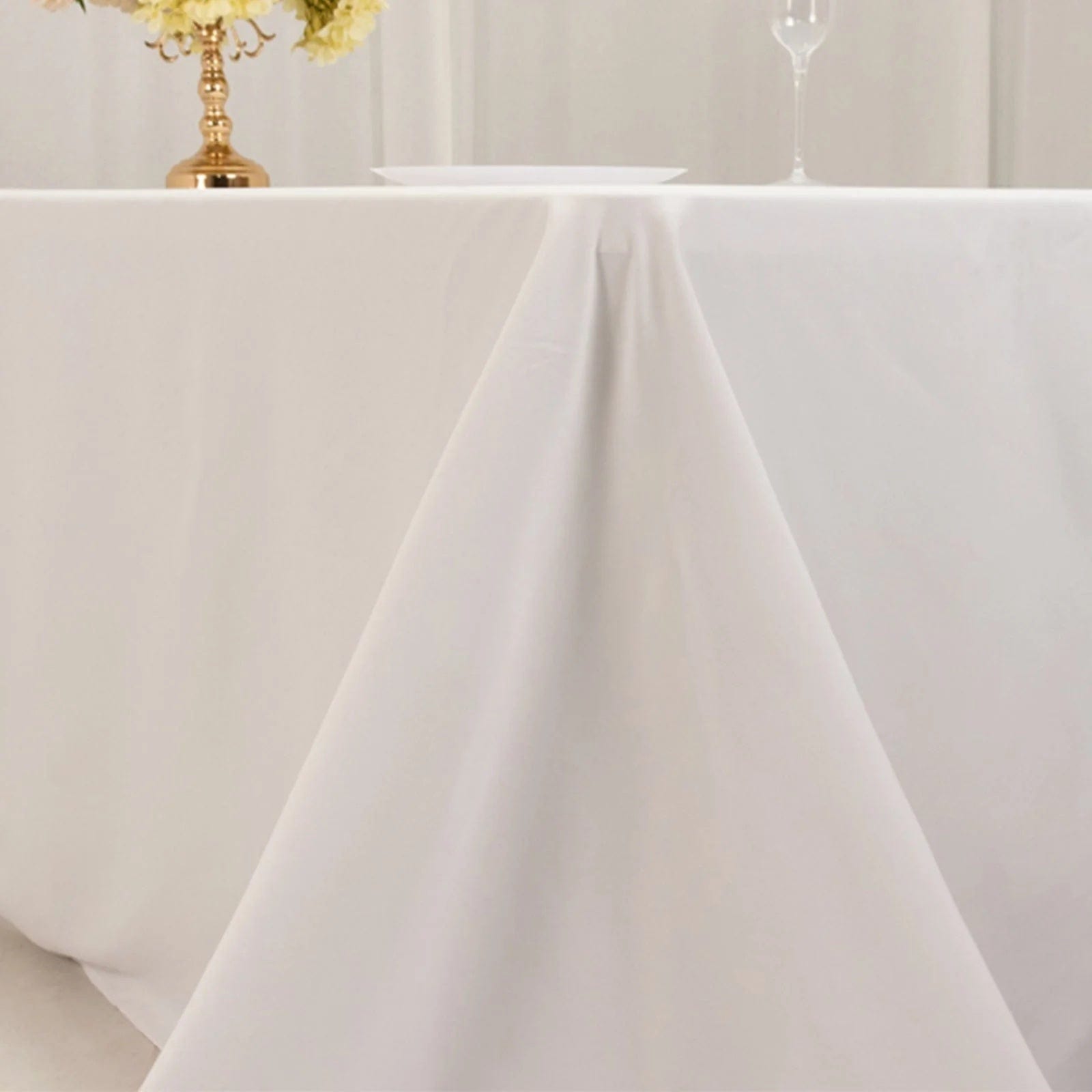 90 x 156 inch Cotton Blend Rectangular Tablecloth