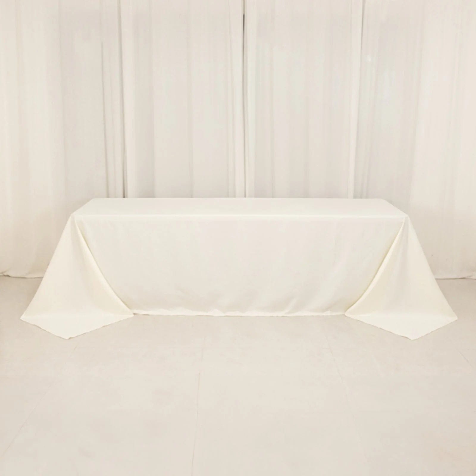 90 x 156 inch Cotton Blend Rectangular Tablecloth