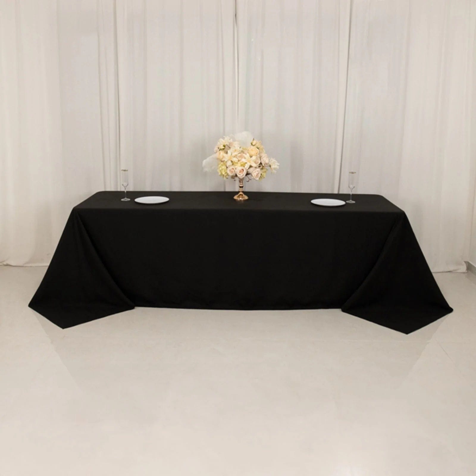 90 x 156 inch Cotton Blend Rectangular Tablecloth