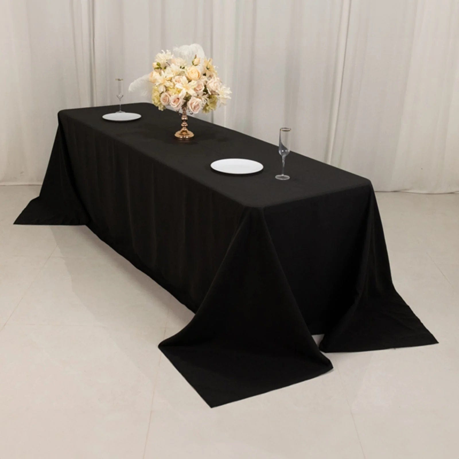 90 x 156 inch Cotton Blend Rectangular Tablecloth