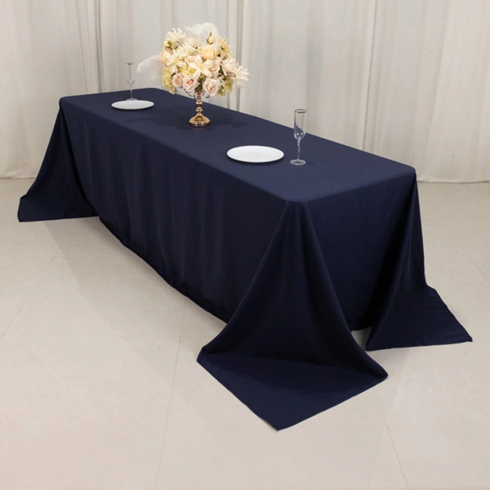 90 x 156 inch Cotton Blend Rectangular Tablecloth