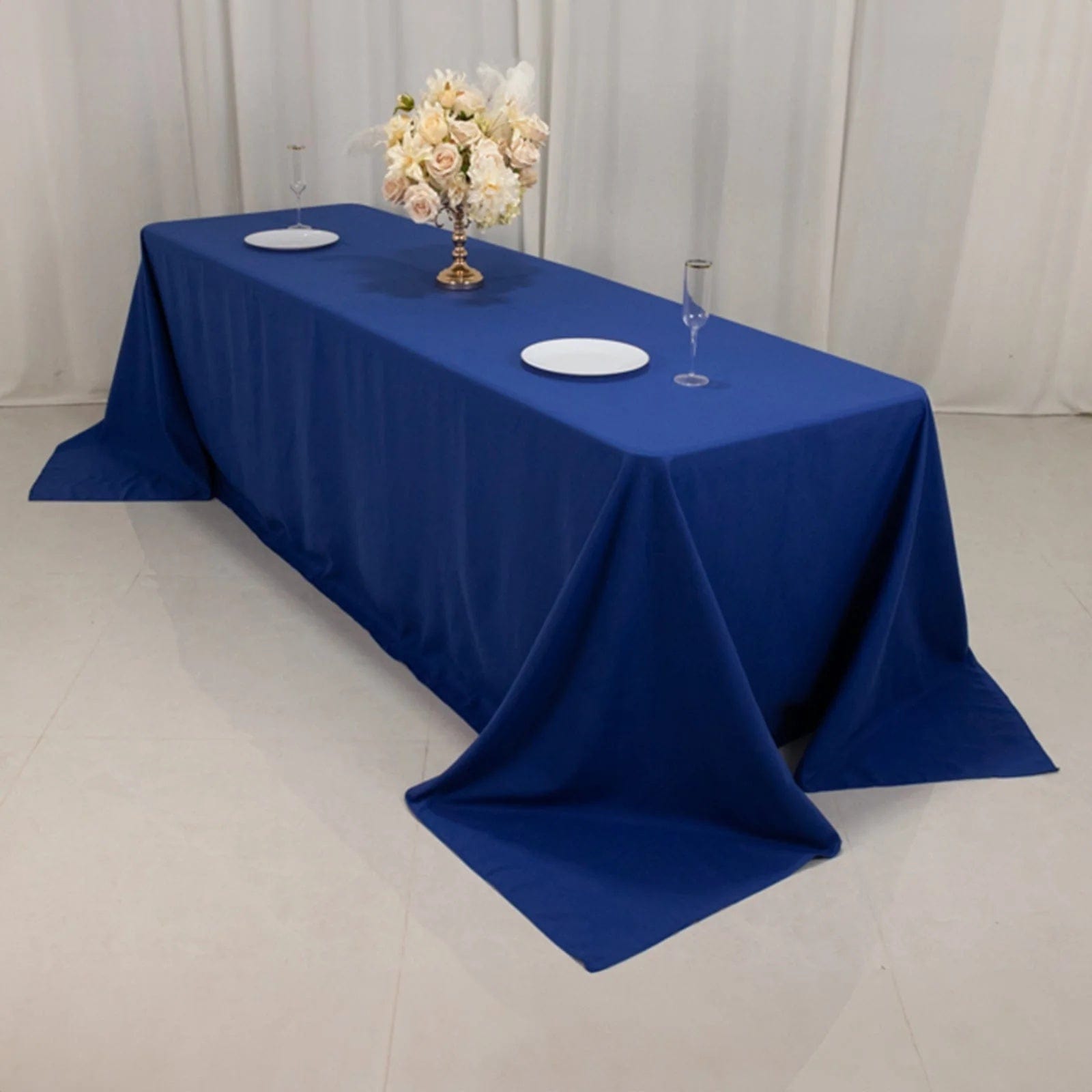 90 x 156 inch Cotton Blend Rectangular Tablecloth