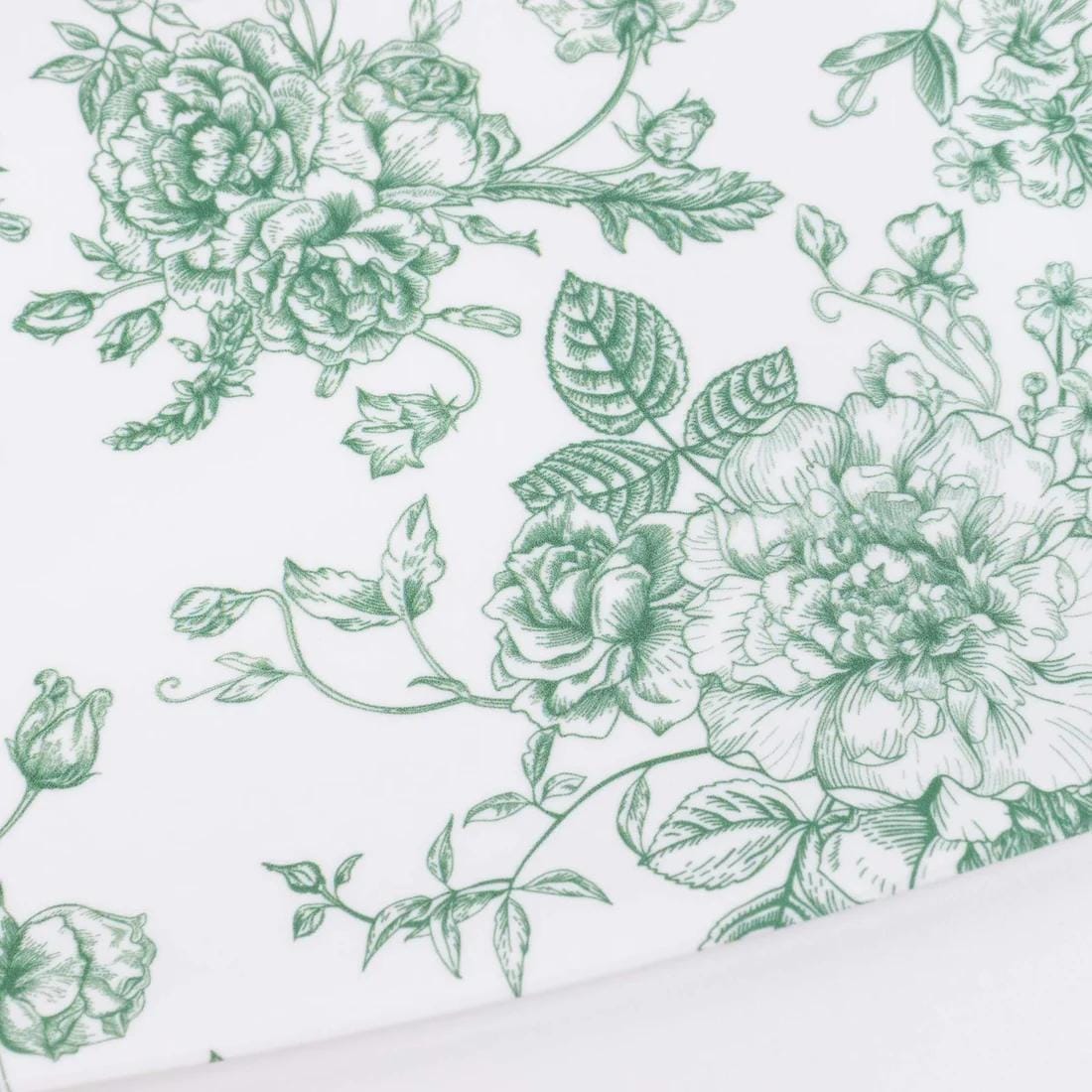 10 French Toile 12x7 in Plastic Rectangle Serving Trays