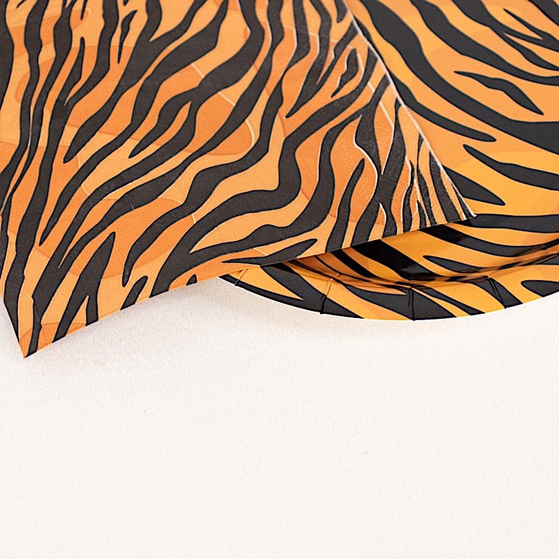 60 Assorted Animal Safari Disposable Paper Plates and Napkins Tableware Set