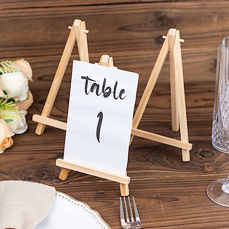 Wooden Mini Easel Frame Wedding Table Number Card Stand - Temu