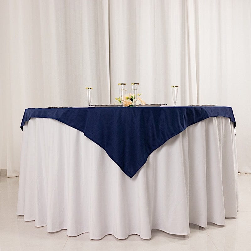 54x54 in Premium Scuba Polyester Square Tablecloth Party Linens