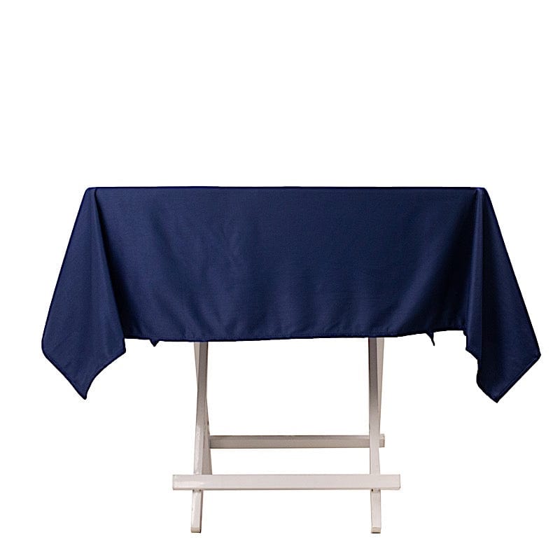 54x54 in Premium Scuba Polyester Square Tablecloth Party Linens