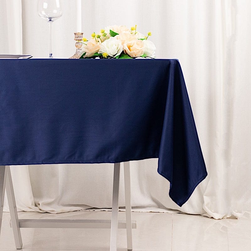 54x54 in Premium Scuba Polyester Square Tablecloth Party Linens