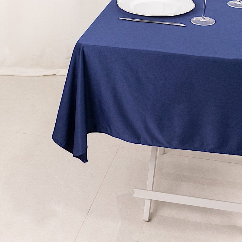 54x54 in Premium Scuba Polyester Square Tablecloth Party Linens