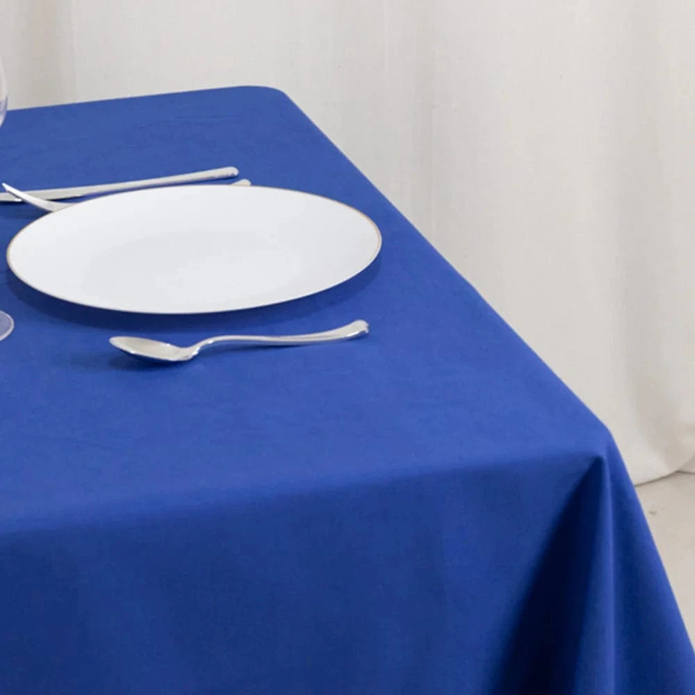70x70 in Cotton Blend Square Tablecloth - Wrinkle-Resistant Fabric for Weddings and Events