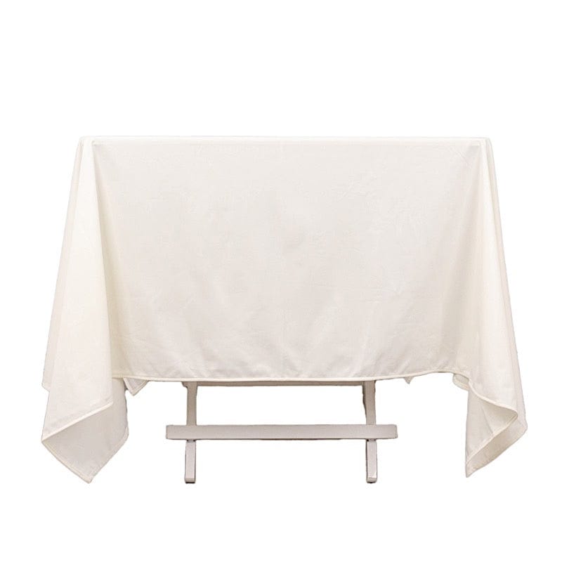 70x70 in Premium Scuba Polyester Square Tablecloth Party Linens