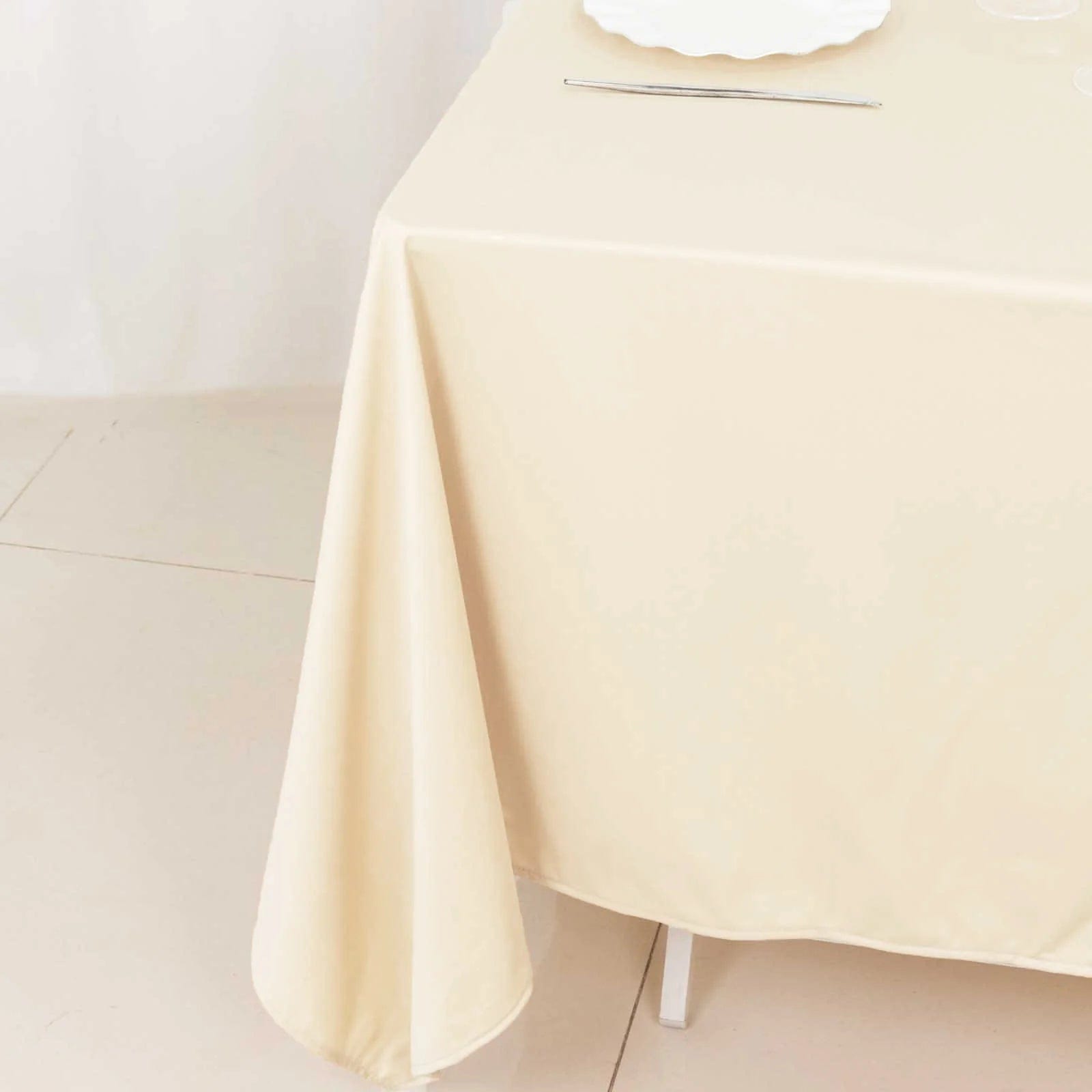 70x70 in Premium Scuba Polyester Square Tablecloth Party Linens