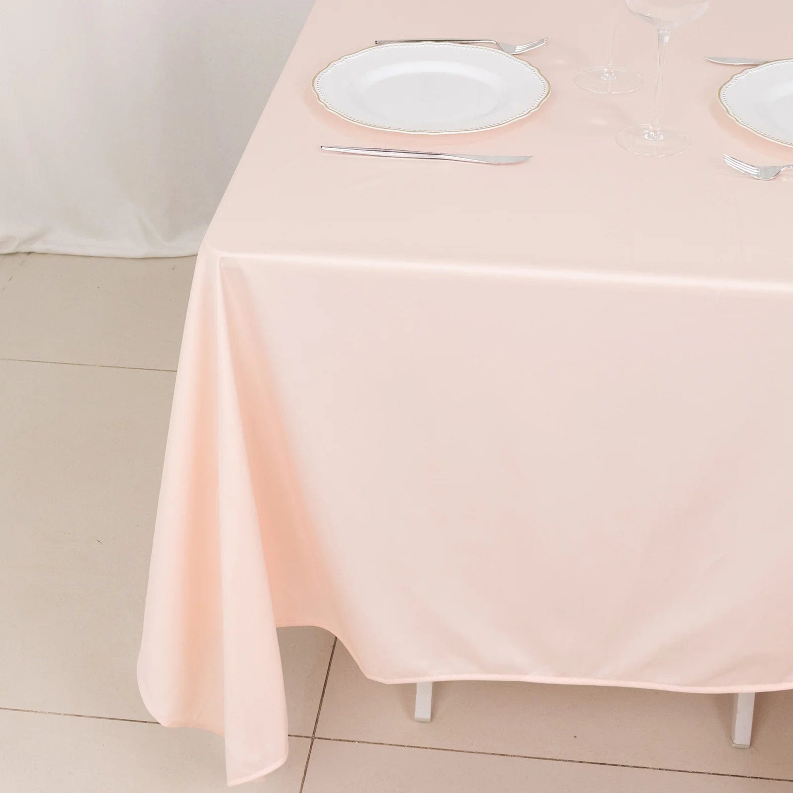 70x70 in Premium Scuba Polyester Square Tablecloth Party Linens