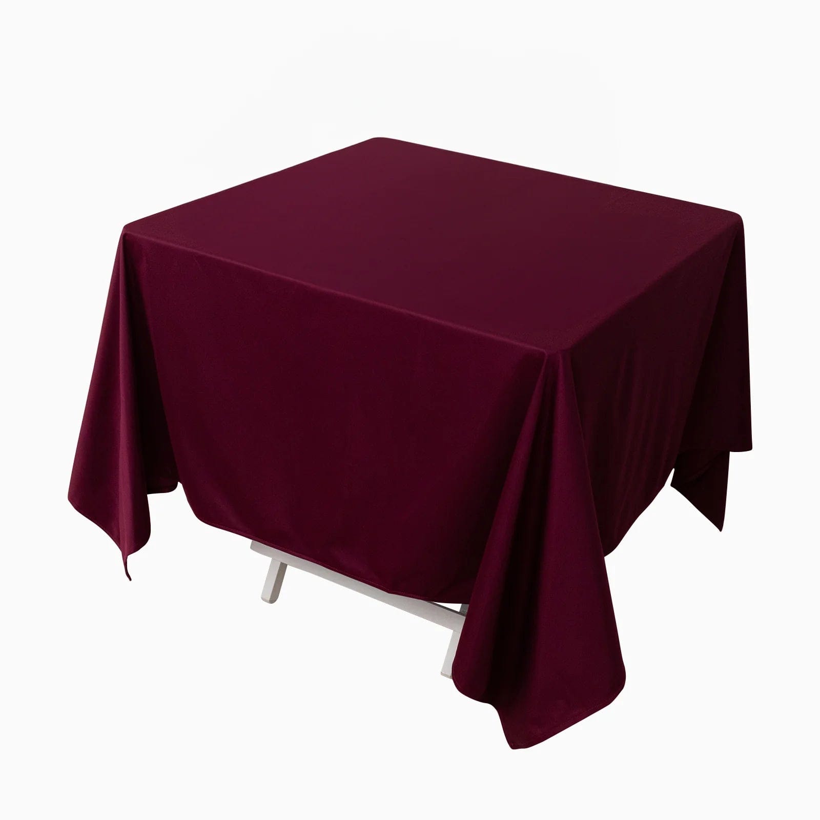 70x70 in Premium Scuba Polyester Square Tablecloth Party Linens