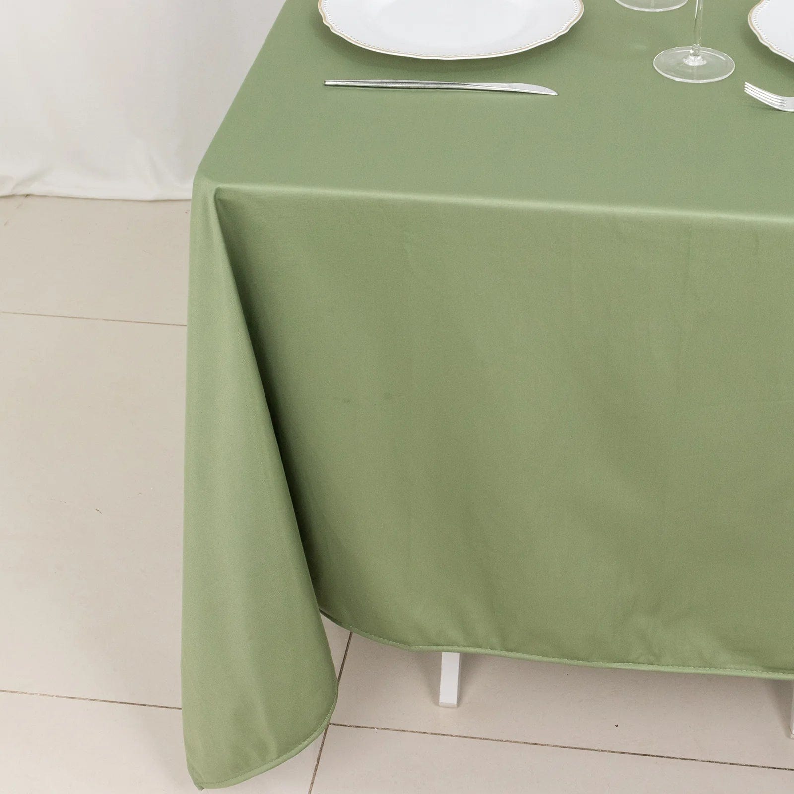 70x70 in Premium Scuba Polyester Square Tablecloth Party Linens