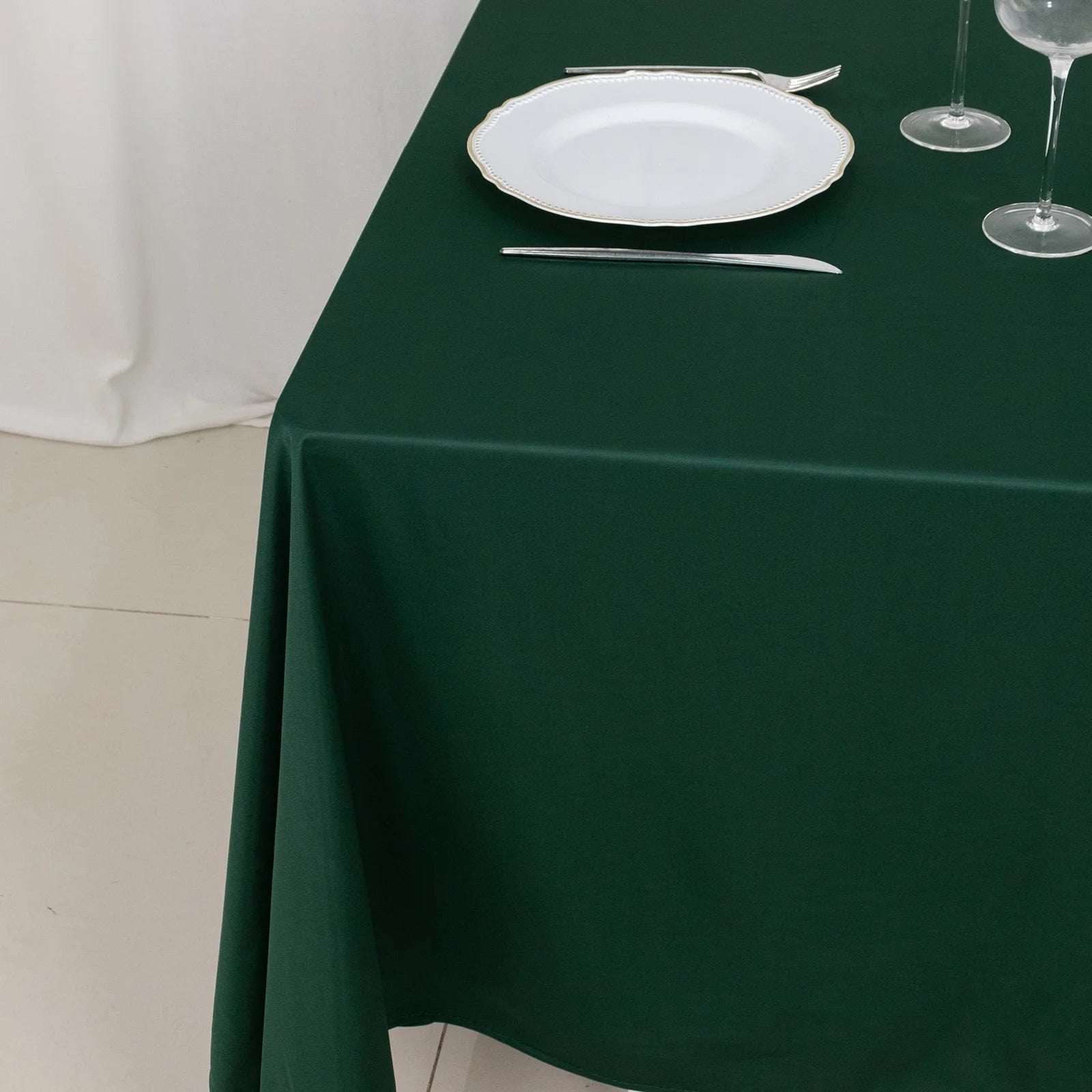 70x70 in Premium Scuba Polyester Square Tablecloth Party Linens