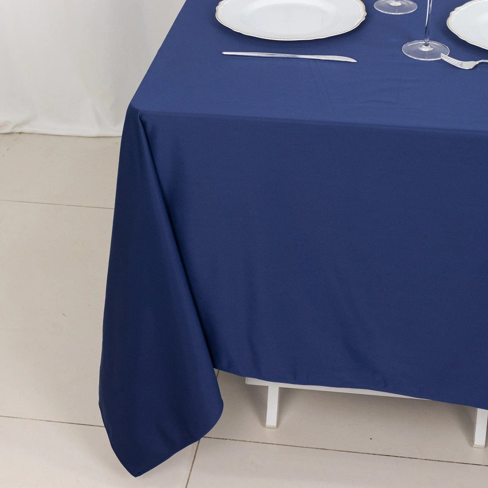 70x70 in Premium Scuba Polyester Square Tablecloth Party Linens