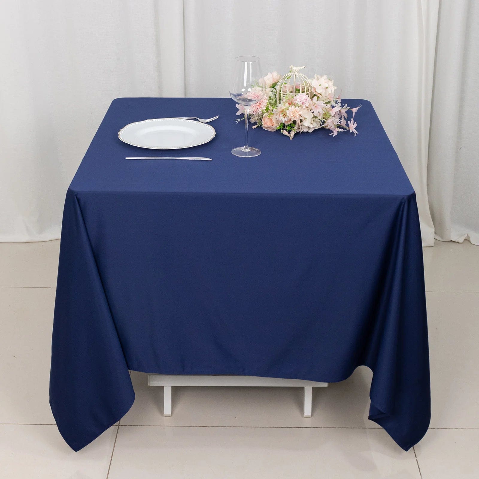 70x70 in Premium Scuba Polyester Square Tablecloth Party Linens