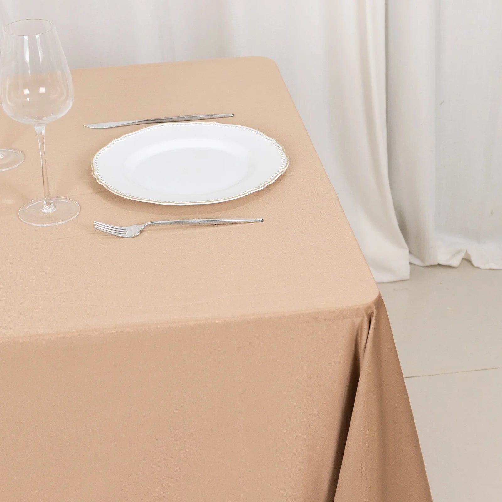 70x70 in Premium Scuba Polyester Square Tablecloth Party Linens