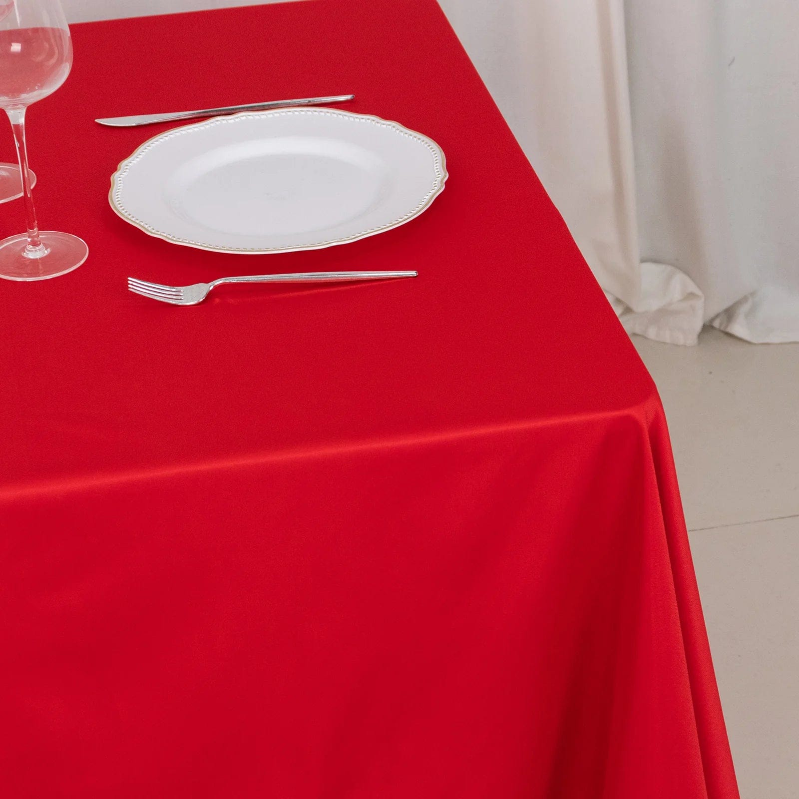 70x70 in Premium Scuba Polyester Square Tablecloth Party Linens