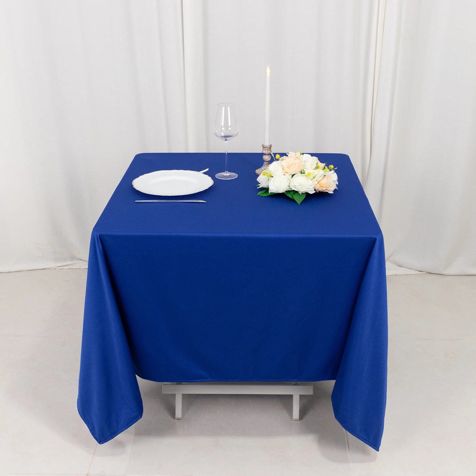 70x70 in Premium Scuba Polyester Square Tablecloth Party Linens