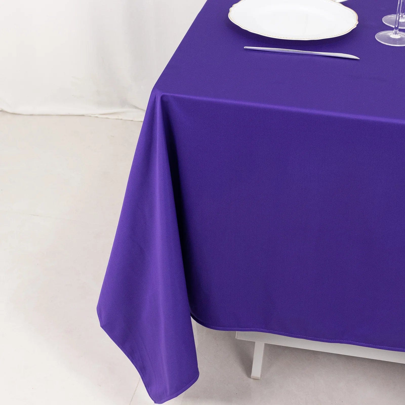 70x70 in Premium Scuba Polyester Square Tablecloth Party Linens