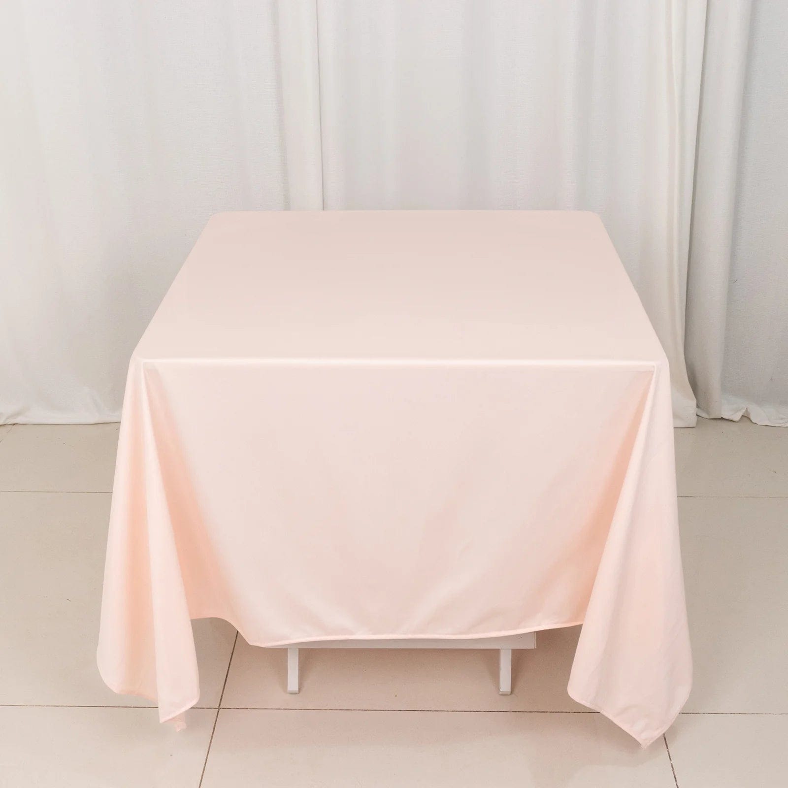 70x70 in Premium Scuba Polyester Square Tablecloth Party Linens