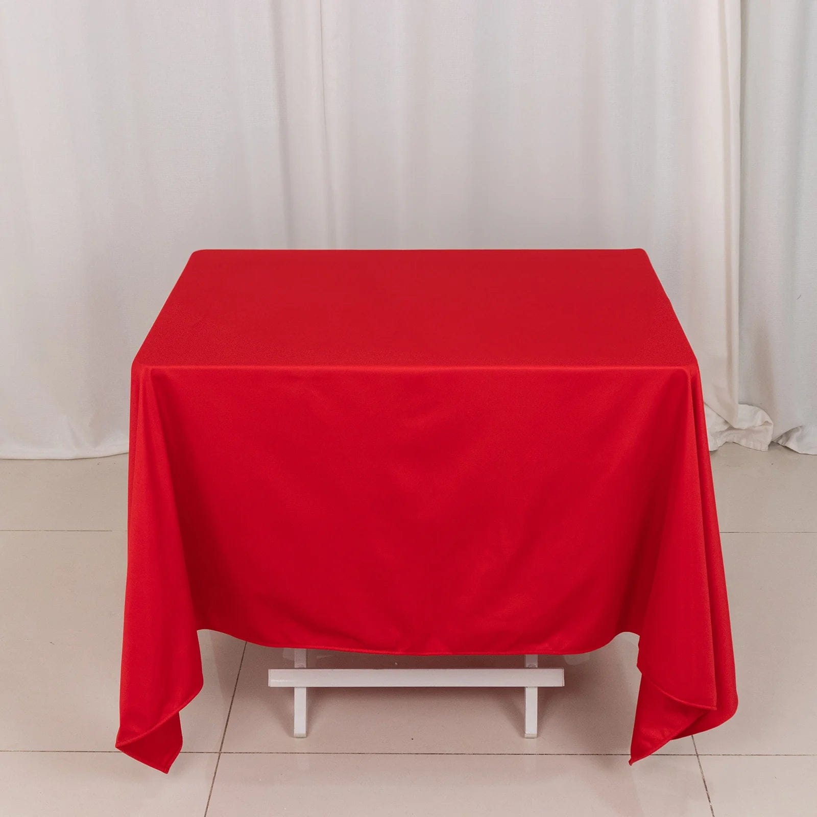 70x70 in Premium Scuba Polyester Square Tablecloth Party Linens