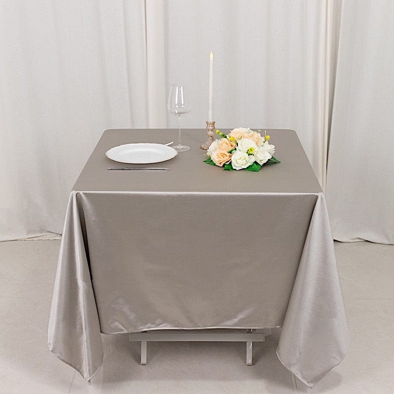 70x70 in Premium Scuba Polyester Square Tablecloth Party Linens