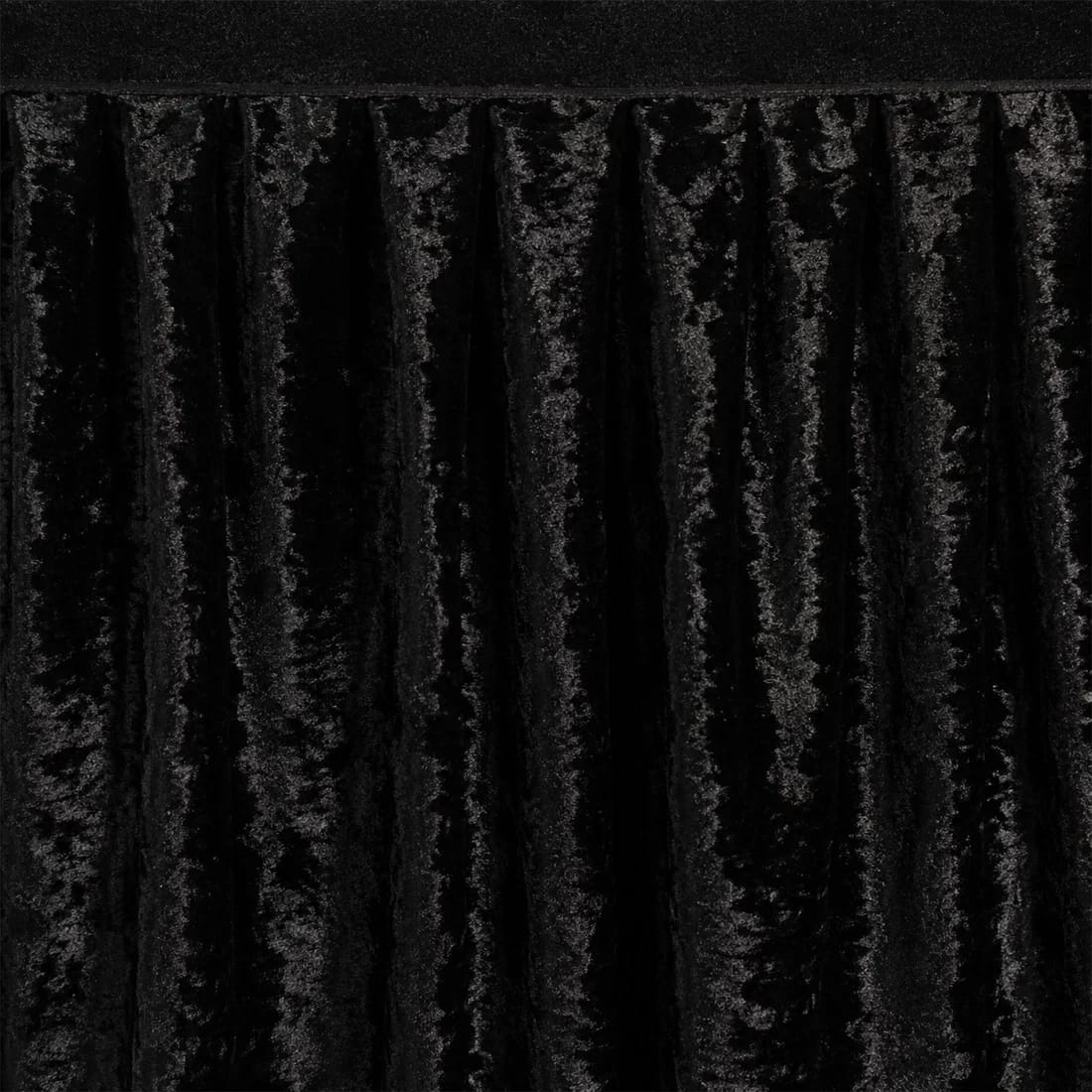 Crushed Velvet Stage Skirt Portable Shirred Pleated Event Platform Cover