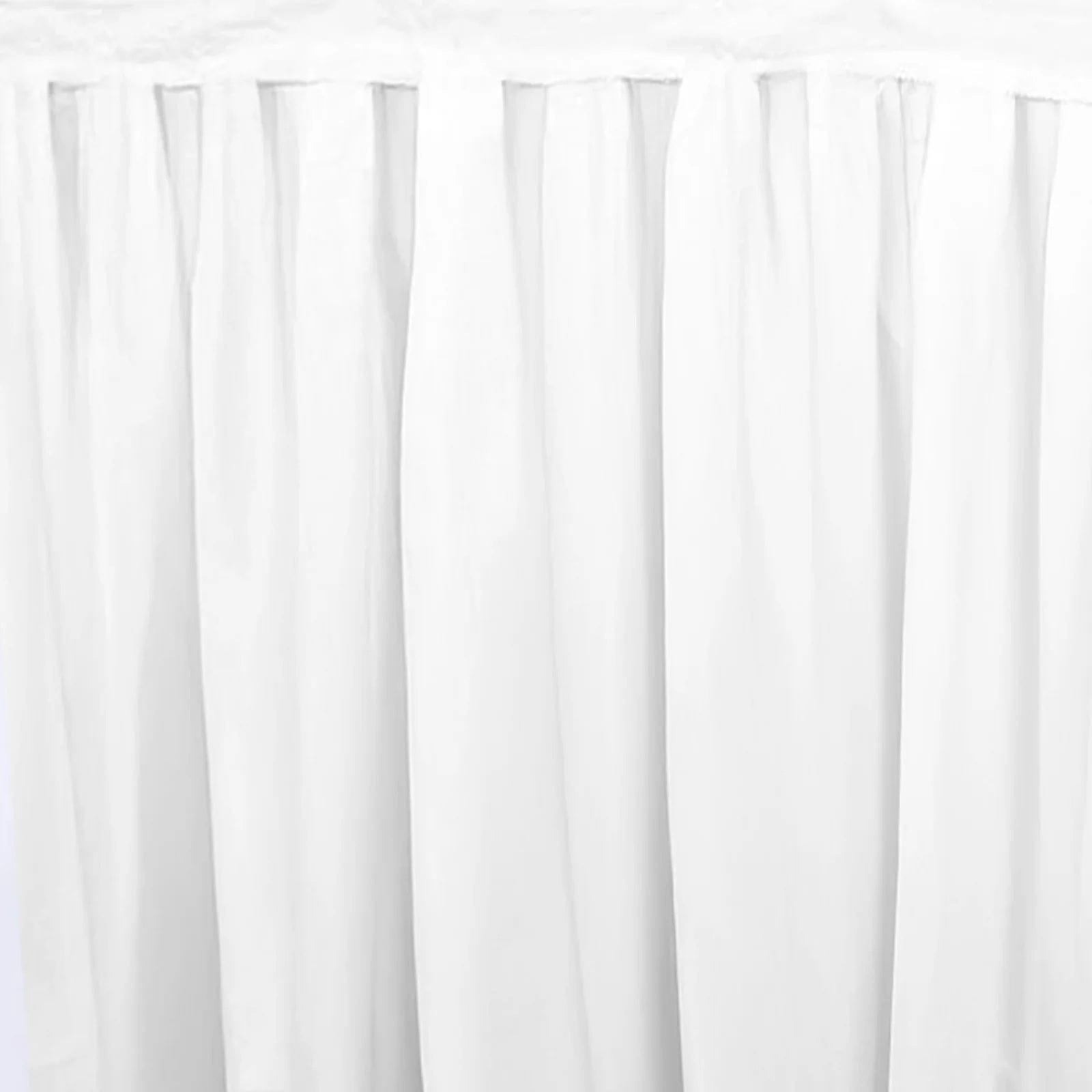 Polyester Shirred Pleat Portable Stage Skirting
