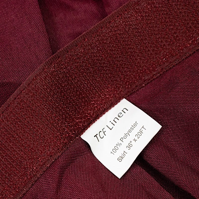 Polyester Shirred Pleat Portable Stage Skirting