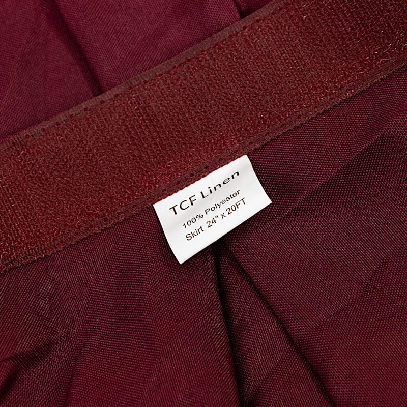 Polyester Shirred Pleat Portable Stage Skirting