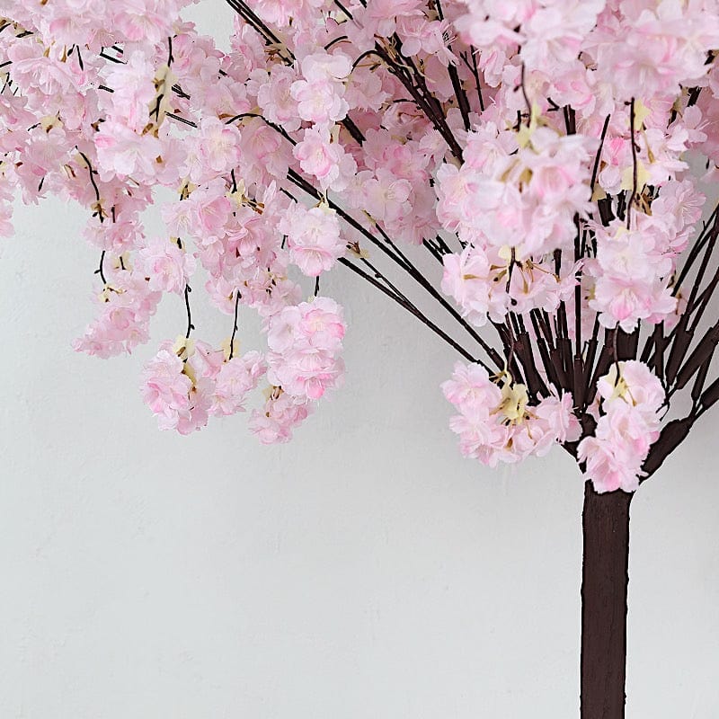 5 feet Artificial Silk Sakura Flowers Wishing Tree  with Detachable Metal Base