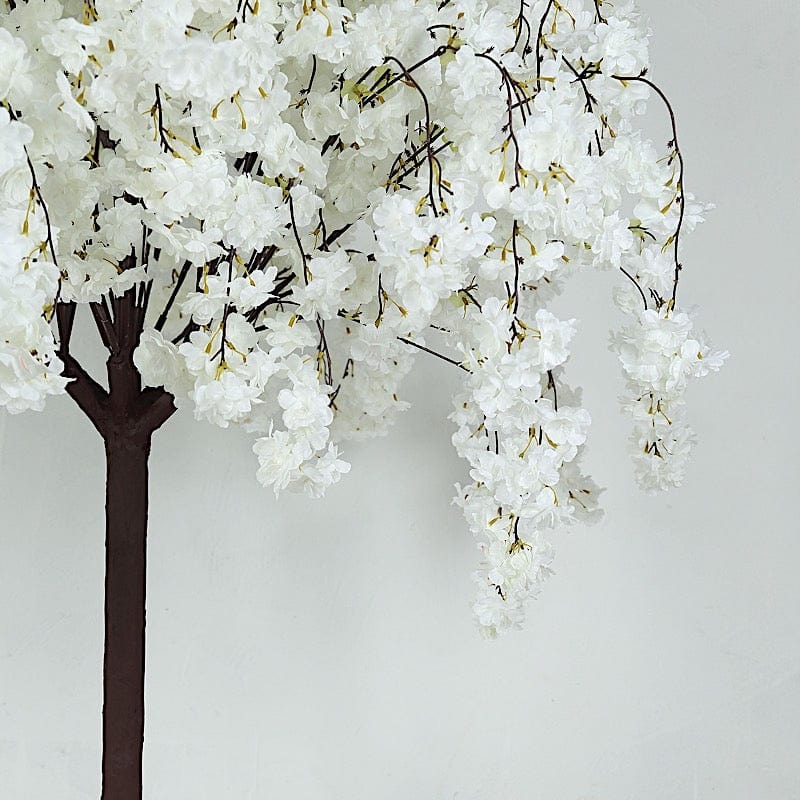 5 feet Artificial Silk Sakura Flowers Wishing Tree  with Detachable Metal Base