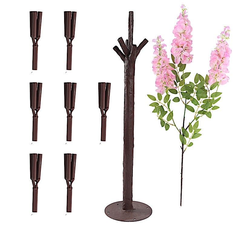 5 feet Freestanding Wisteria Tree with Detachable Metal Base