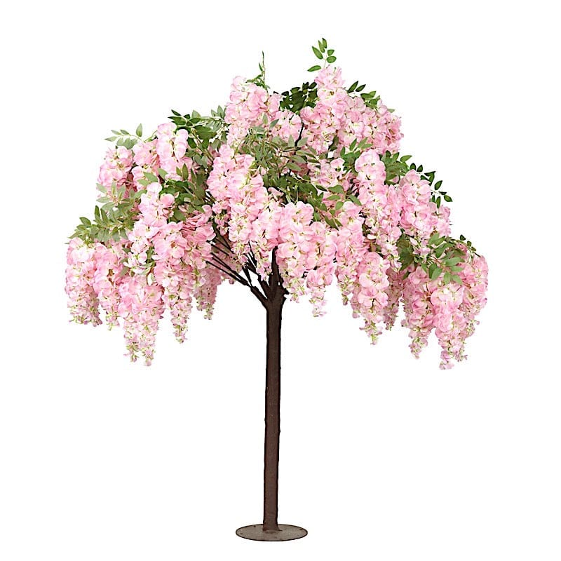 5 feet Freestanding Wisteria Tree with Detachable Metal Base