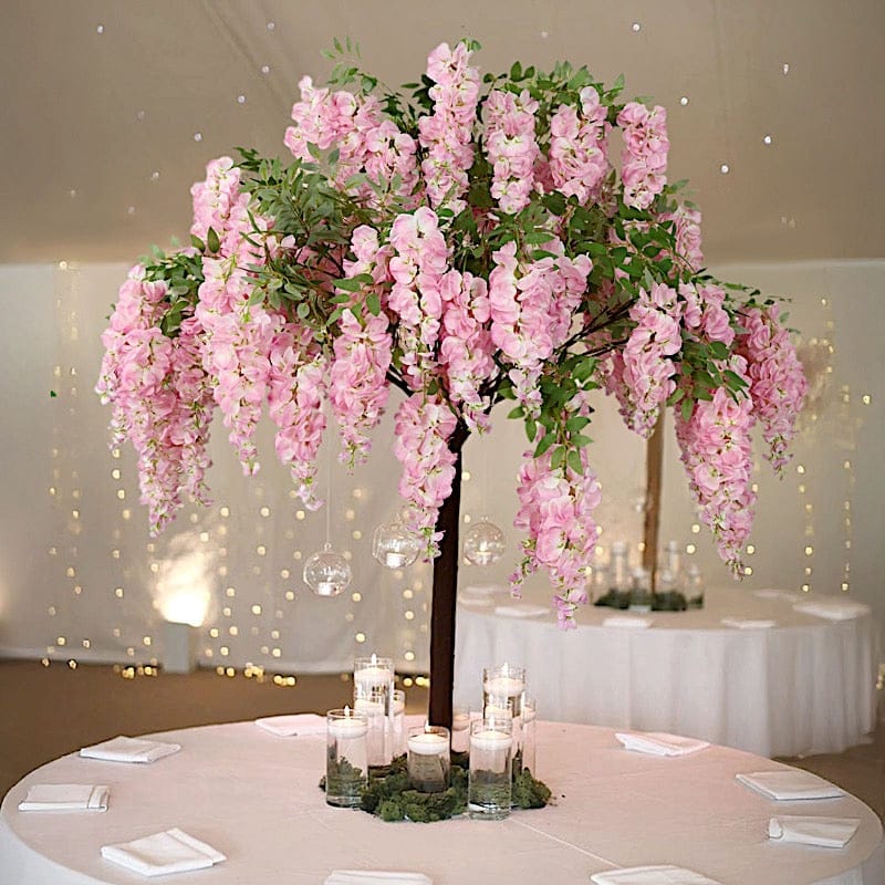 5 feet Freestanding Wisteria Tree with Detachable Metal Base